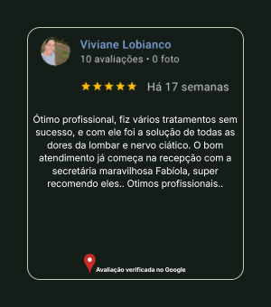 Avaliação 1 no Google sobre Dr. Marcel Carvalho