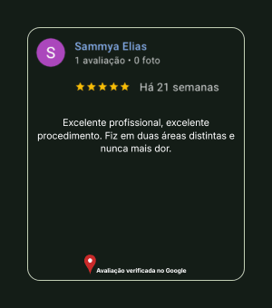 Avaliação 2 no Google sobre Dr. Marcel Carvalho